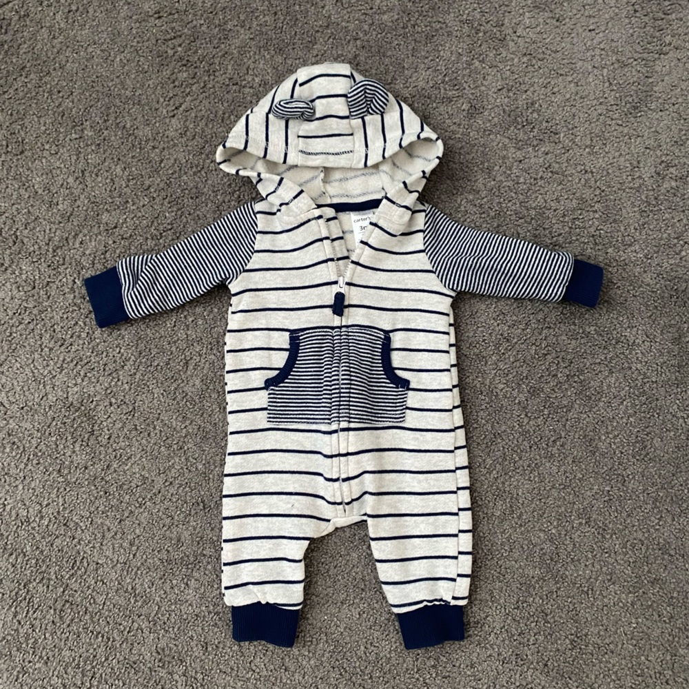 One piece baby boy romper